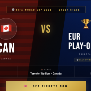 Canada vs European Play-Off A Tickets