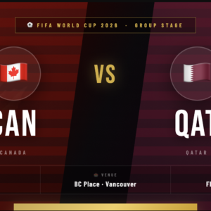 Canada vs Qatar Tickets