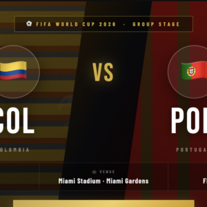 Colombia 🇨🇴 vs Portugal 🇵🇹