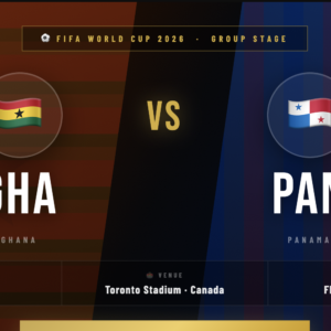 Ghana 🇬🇭 vs Panama