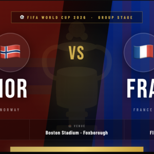 Norway vs France Tickets - FIFA World Cup 2026 |