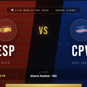 Spain vs Cape Verde Tickets